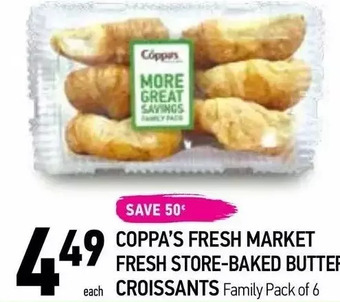 Coppa's Fresh Market Coppa's fresh market fresh store-baked butter croissants offer