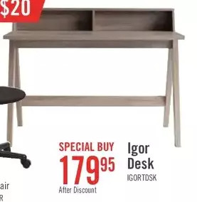The Brick Igor desk offer