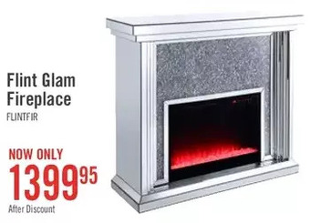 The Brick Flint glam fireplace offer
