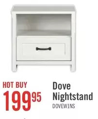The Brick Dove nightstand offer