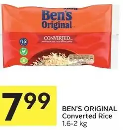 IGA Ben's Original Converted Rice 1.6-2Kg offer