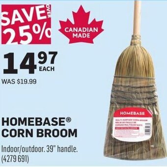 Co-op Homebase Corn Broom 39" offer