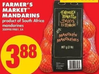 No Frills Farmer's Market Mandarins offer