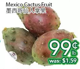Ample Food Market Mexico cactus fruit offer