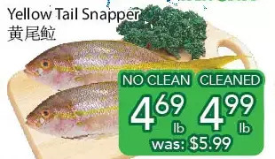 Ample Food Market Yellow tail snapper offer