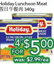 Ample Food Market Holiday luncheon meat offer