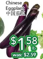 Ample Food Market Chinese eggplant offer