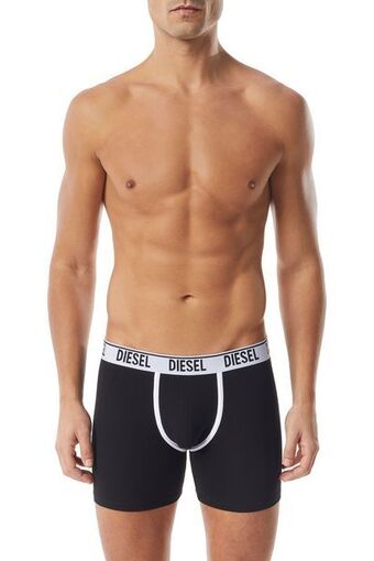 Diesel Two-pack long boxer briefs with logo waist offer