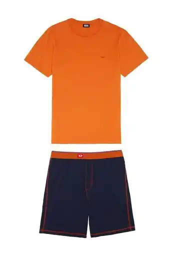 Diesel Cotton pyjama set with d logo offer