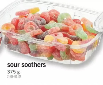 Fortinos Sour soothers offer