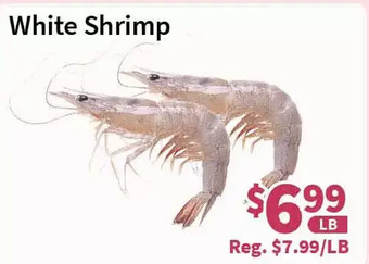 Blue Sky Supermarket White shrimp offer