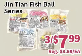 Blue Sky Supermarket Jin tian fish ball series offer