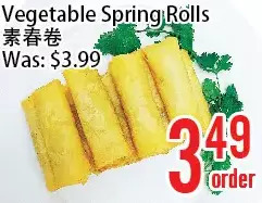 Bestco Food Mart Vegetable spring rolls offer