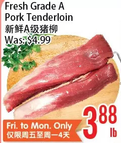 Bestco Food Mart Fresh grade a pork tenderloin offer