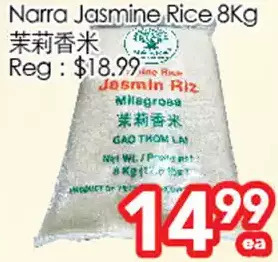 Superking Supermarket Narra jasmine rice offer