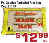 Top Food Supermarket Mr. goudas parboiled rice offer