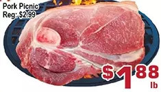Top Food Supermarket Pork picnic offer