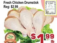 Top Food Supermarket Fresh chicken drumstick offer