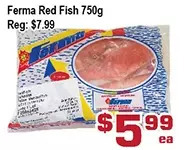 Top Food Supermarket Ferma red fish offer
