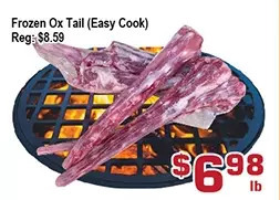 Frozen ox tail