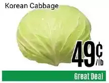 Nations Fresh Foods Korean cabbage offer
