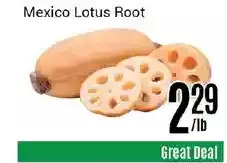 Nations Fresh Foods Mexico lotus root offer