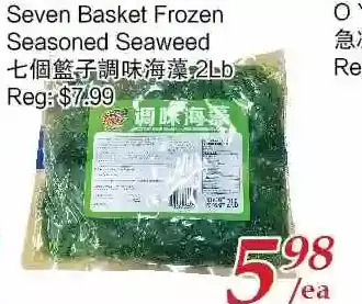 Tone Tai Supermarket Seven basket frozen seasoned seaweed offer