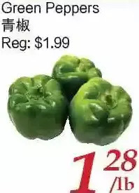 Tone Tai Supermarket Green peppers offer