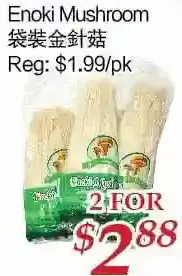 Tone Tai Supermarket Enoki mushroom offer