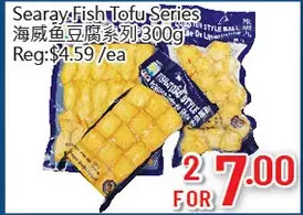 Hong Tai Supermarket Searay fish tofu series offer