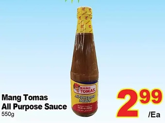 T&T Supermarket Mang tomas all purpose sauce offer
