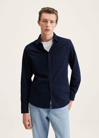 Mango Slim fit cotton shirt offer