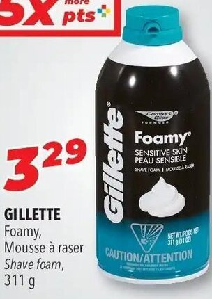 Familiprix Gillette 311g offer