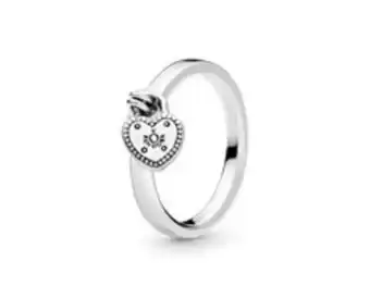 Pandora Bague cadenas en forme de cœur - vente finale offer