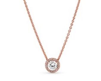 Pandora Collier halo scintillant rond offer