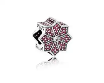 Pandora Poinsettia, cz rouge et incolore - vente finale offer