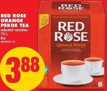 No Frills Red Rose Orange Pekoe Tea 72's offer