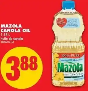 No Frills Mazola Canola Oil 1.18L offer