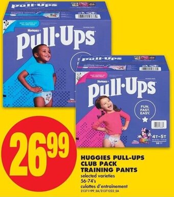 No Frills Huggies Pull-Ups Club Pack Training Pants 56-74's offer
