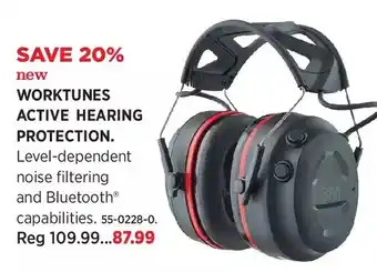 Canadian Tire Worktunes active hearing protection offer