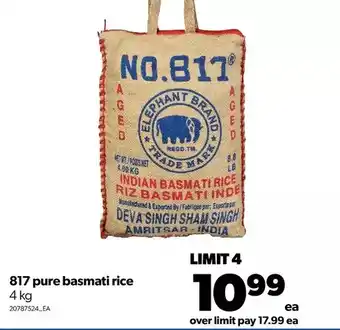Real Canadian Superstore 817 pure basmati rice offer