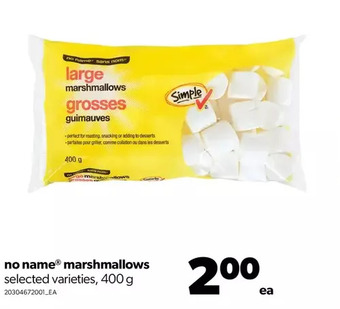 Real Canadian Superstore No name marshmallows offer