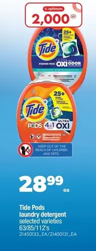 Real Canadian Superstore Tide pods laundry detergent offer