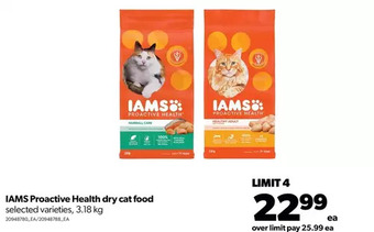 Real Canadian Superstore Iams proactive health dry cat food offer