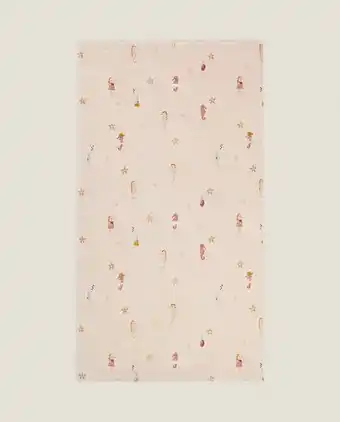 ZARA HOME Velour seahorse beach towel offer