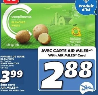 IGA Pommes De Terre Blanches offer