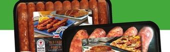 Sobeys Olymel breakfast or dinner pork sausages offer