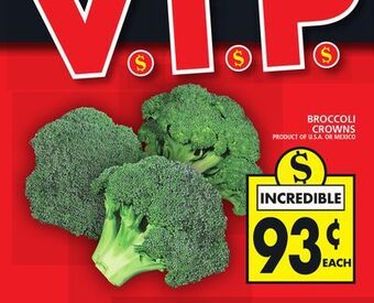 Food Basics Broccoli crowns offer