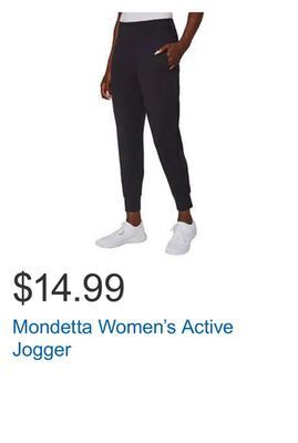 Costco Mondetta women's active jogger offer