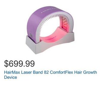 Costco Hairmax laser band 82 comfortflex hair growth device offer